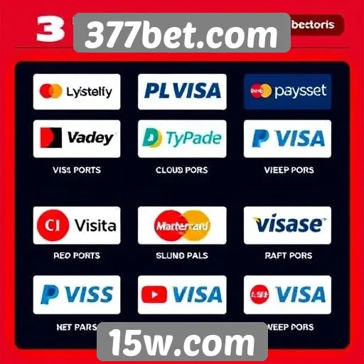 Métodos de pagamento aceitos na plataforma 377bet